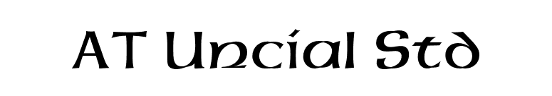 AT Uncial Std font preview