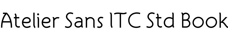 Atelier Sans ITC Std Book font preview