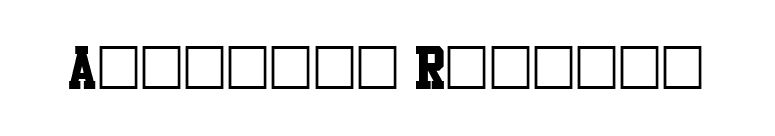 Athletic Regular font preview