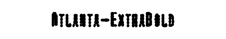 Atlanta-ExtraBold font preview