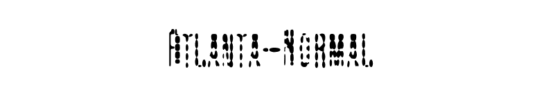 Atlanta-Normal font preview