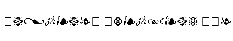 Atlantix Ornaments SSi font preview