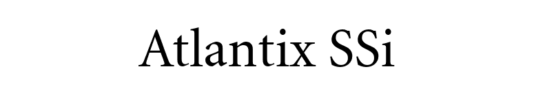 Atlantix SSi font preview