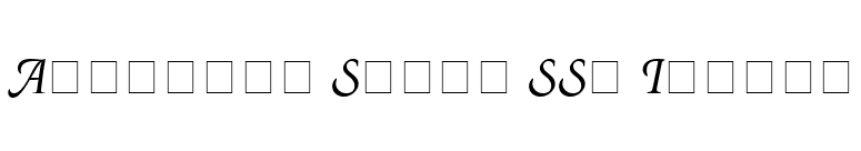 Atlantix Swash SSi Italic font preview