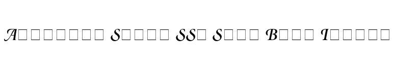 Atlantix Swash SSi Semi Bold Italic font preview