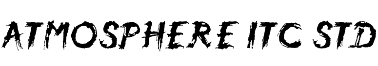 Atmosphere ITC Std font preview