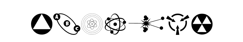 Atomica font preview