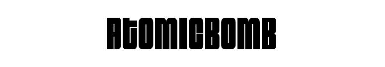 AtomicBomb font preview