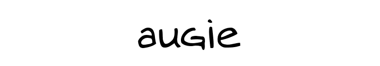 augie font preview