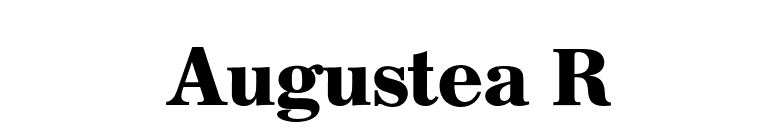 Augustea R font preview