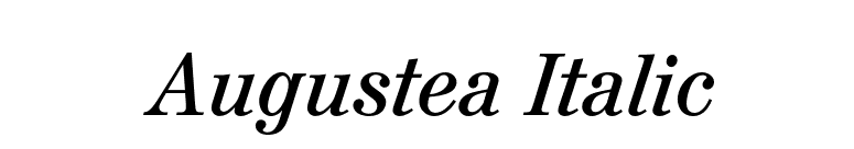Augustea Italic font preview