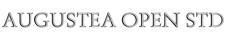 Augustea Open Std font preview