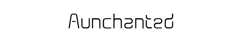 Aunchanted font preview