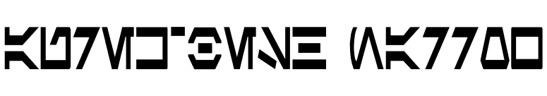 Aurek-Besh Narrow font preview