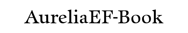 AureliaEF-Book font preview