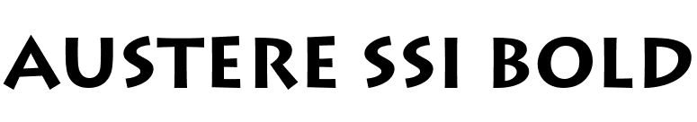 Austere SSi Bold font preview