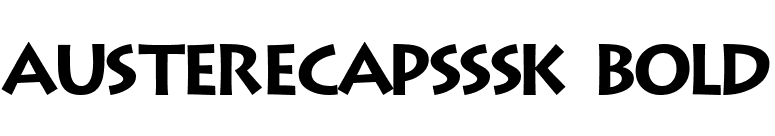 AustereCapsSSK Bold font preview