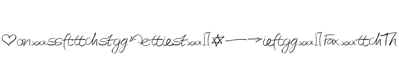 AutographScriptEF-LightExtras font preview