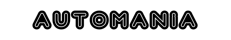 Automania font preview