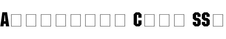 Automaton Caps SSi font preview