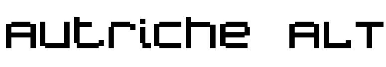 Autriche ALT font preview