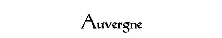 Auvergne font preview