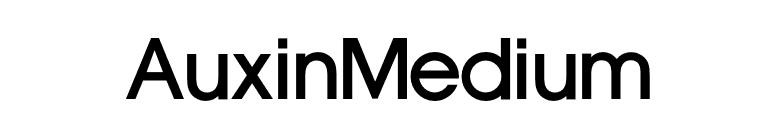 AuxinMedium font preview