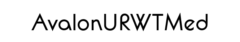 AvalonURWTMed font preview
