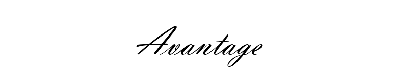 Avantage font preview