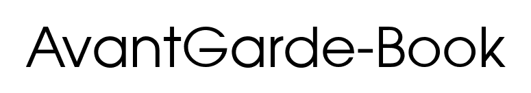 AvantGarde-Book font preview