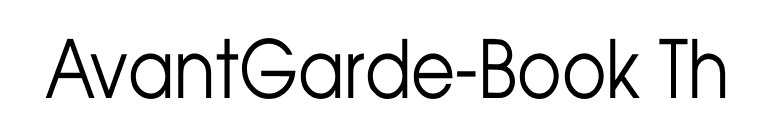 AvantGarde-Book Th font preview