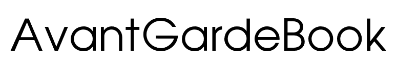 AvantGardeBook font preview