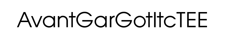 AvantGarGotItcTEE font preview
