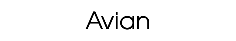 Avian font preview