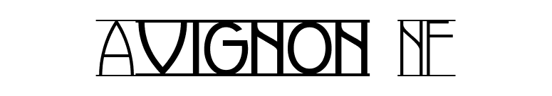 Avignon NF font preview