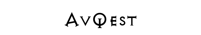 AvQest font preview