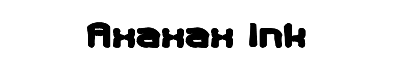 Axaxax Ink font preview