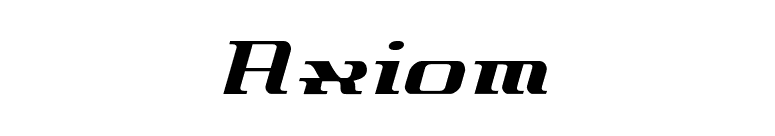 Axiom font preview
