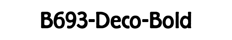 B693-Deco-Bold font preview