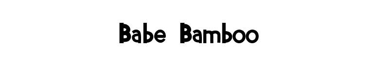 Babe Bamboo font preview