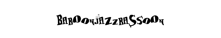 BabOonjaZzbaSsoOn font preview