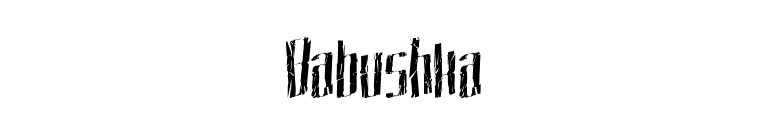 Babushka font preview