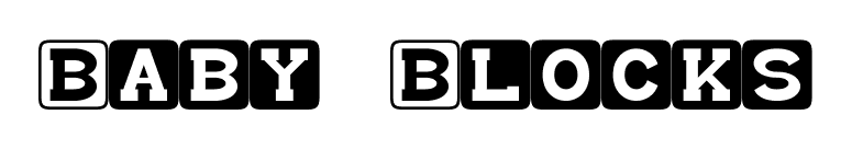 Baby Blocks font preview