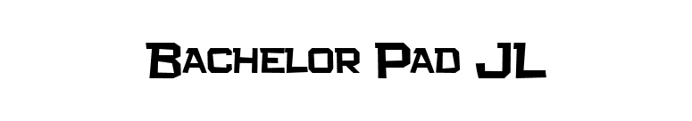 Bachelor Pad JL font preview