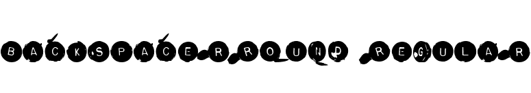 BackspacerRound Regular font preview