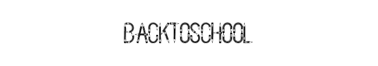 BackToSchool font preview