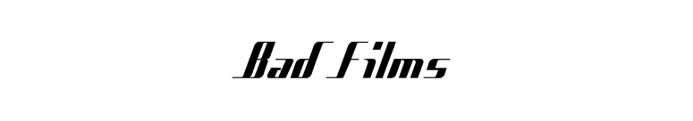 Bad Films font preview