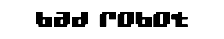 bad robot font preview