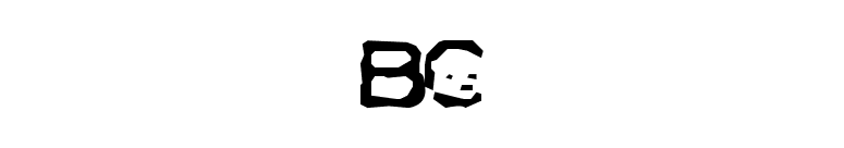 BadCargo font preview
