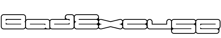 BadExcuse font preview
